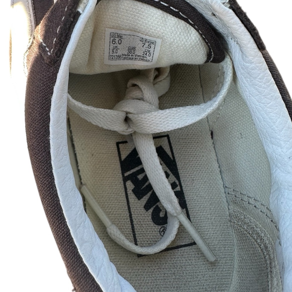 Vans Old Skool Vintage Gum & Chocolate Skate Shoes - Picture 6 of 6